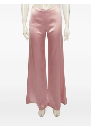 Valentino Garavani Pre-Owned flared satin trousers - Pink