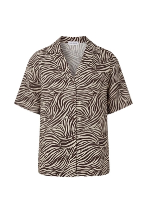 Nicholas Sonora shirt graphic zebra - Brown