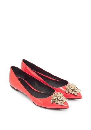 Versace Pre-Owned Medusa ballet flats - Red