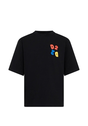 DSQUARED2 D2 Upside Down loose fit T-shirt - Black