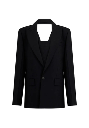 DSQUARED2 Tailored2 peek-a-boo blazer - Black