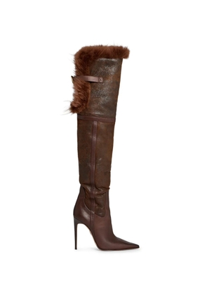 DSQUARED2 Canadian heeled boots - Brown