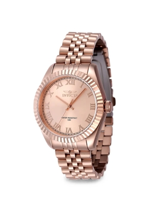 Invicta Specialty fluted-bezel 36mm watch - Pink