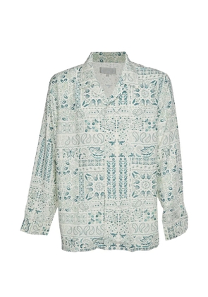 KITH paisley-print long-sleeve shirt - Neutrals