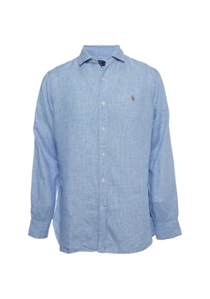 Polo Ralph Lauren Vintage houndstooth-pattern shirt - Blue