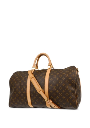 Louis Vuitton Pre-Owned 2003 Monogram Keepall Bandouliere 50 luggage bag - Brown