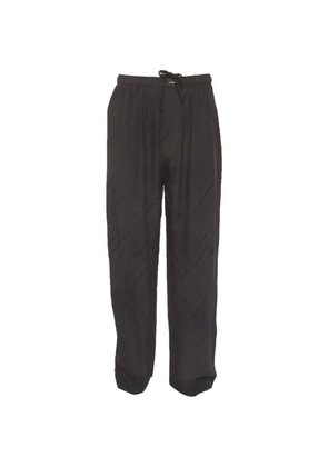 Balenciaga Pre-Owned logo jacquard trousers - Black