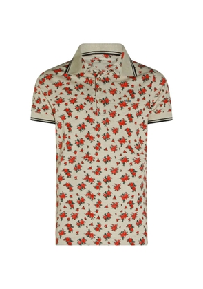 Vivienne Westwood Two Button floral-print polo shirt - Neutrals