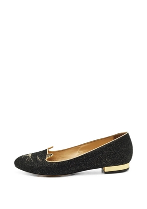 Charlotte Olympia Kitty ballet flats - Black