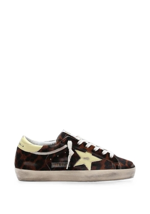 Golden Goose Super-Star Horsy-print sneakers - Brown