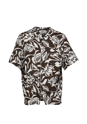 Hed Mayner floral shirt - Brown