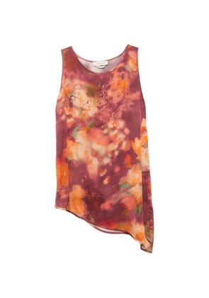 Anna Molinari asymmetric top - Red
