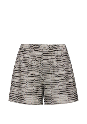 Missoni zig-zag knit shorts - Neutrals