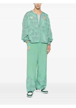 PUMA patterned zip-up jacket - Green