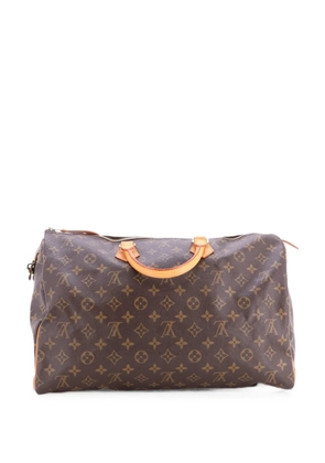 Louis Vuitton Pre-Owned Speedy Handbag Monogram Canvas 40 satchel - Brown