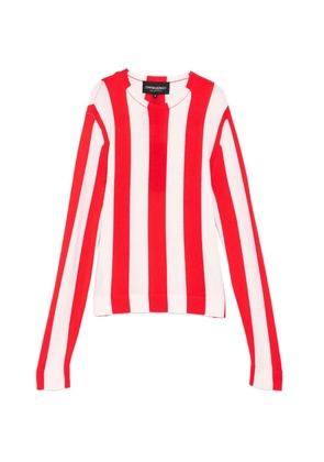 Cynthia Rowley sideline striped sweater - Red