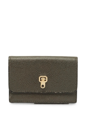 Valextra Brera card holder - Green
