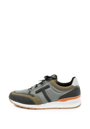 Tod's Vintage mesh-panel sneakers - Grey