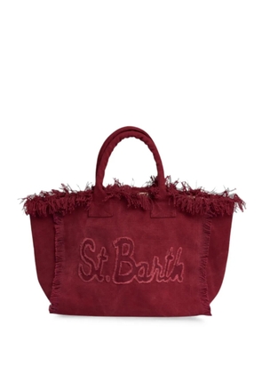 MC2 Saint Barth Vanity fringed tote bag - Red
