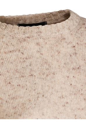 Fabiana Filippi flecked crew-neck sweater - Neutrals