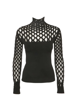Valentino Garavani Pre-Owned mesh-knit top - Black