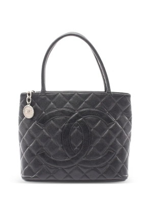 CHANEL Pre-Owned 2002-2003 Reissue leather tote bag - Black