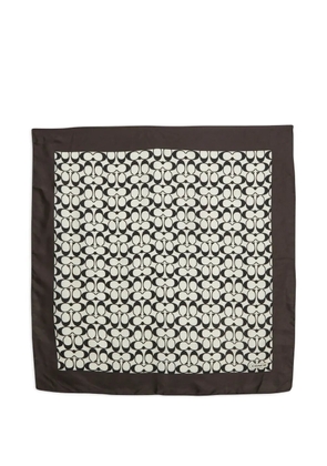 Coach Vintage monogram-print square scarf - Neutrals