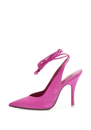 The Attico Venus ankle-wrap pumps - Pink