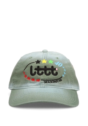 LITT' logo-embroidered faded-effect cap - Green