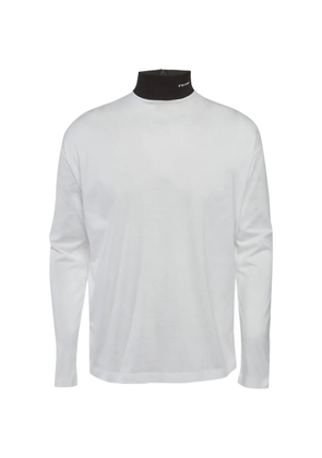 Prada Pre-Owned mock-neck long-sleeve T-shirt - White
