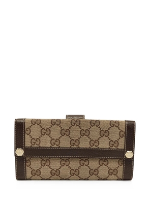Gucci Pre-Owned GG canvas wallet - Neutrals