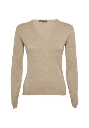 Loro Piana Pre-Owned V-neck cashmere sweater - Neutrals