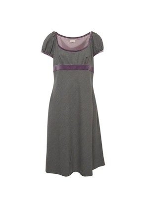 Valentino Garavani Pre-Owned empire-waist dress - Grey