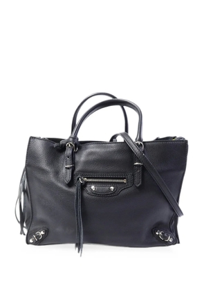 Balenciaga Pre-Owned Paper A6 Zip Around tote bag - Black