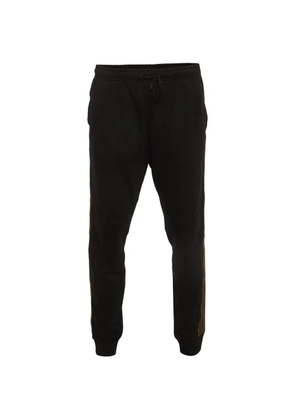Fendi Pre-Owned logo-tape track pants - Black