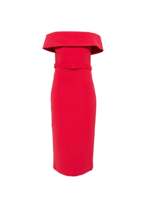Rebecca Vallance Precious off-shoulder midi dress - Red