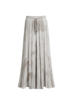 La Haine Inside Us tie-dye drawstring palazzo pants - Grey