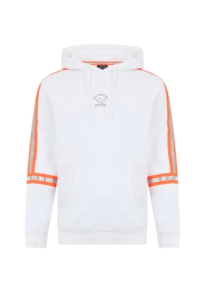 Paul & Shark stripe-detail hoodie - White