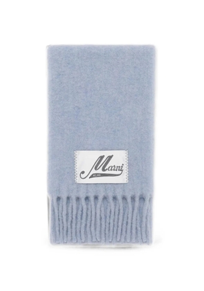 Marni light blue alpaca scarf