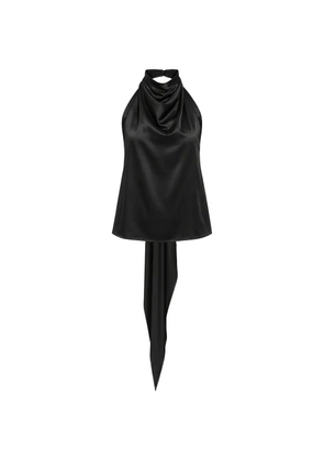 Esse Cartia draped-detail top - Black