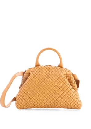 Bottega Veneta Pre-Owned Padded Handle Tote Intrecciato Nappa Small shoulder bag - Brown