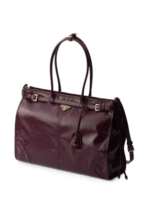 Prada Bonnie extra-large leather bag - Red