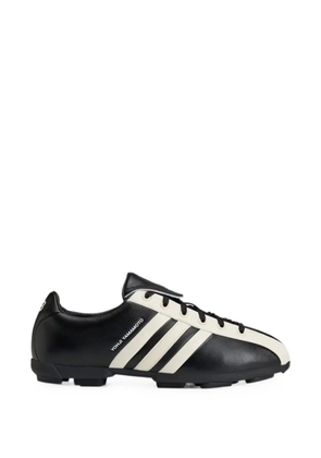 Y-3 logo-print panelled sneakers - Black