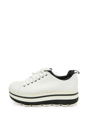 Prada Pre-Owned Linea Rossa platform sneakers - White