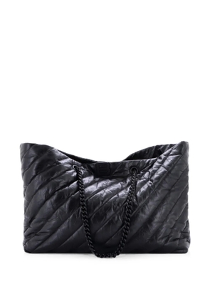 Balenciaga Pre-Owned Crush Carry All Chain Quilted Leather Large tote bag - Black