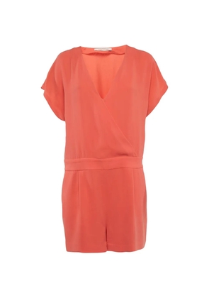 DVF Diane von Furstenberg crepe playsuit - Orange