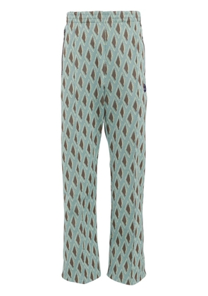 Needles logo-embroidered track pants - Green