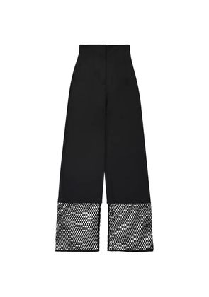Ellery mesh-panel high-waisted trousers - Black