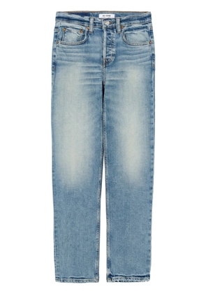 RE/DONE mid-rise straight-leg jeans - Blue
