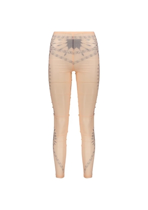 Alberta Ferretti geometric-print regular-length leggings - Neutrals